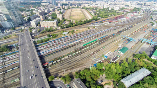 Railways in Moscow photo