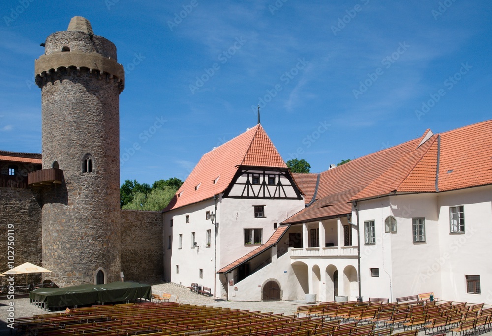 Castle Strakonice in the Southern Bohemia,Czech Republic