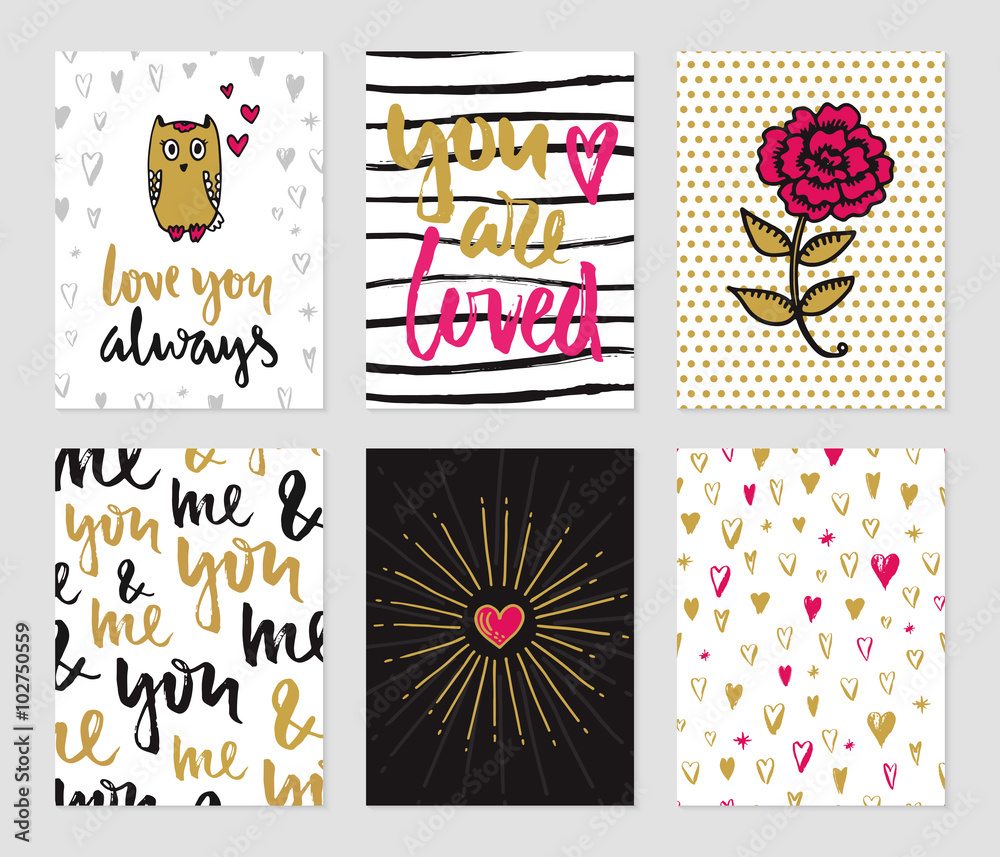 Romantic cards collection Romantic cards collection