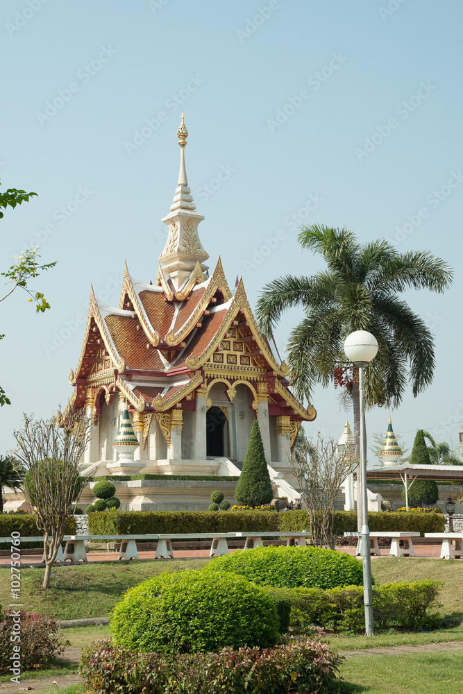 Shrine Udon Thani City Shrine The worship of the inhabitants And adloussopy Giant who protect the city of Udon Thani  Thailand