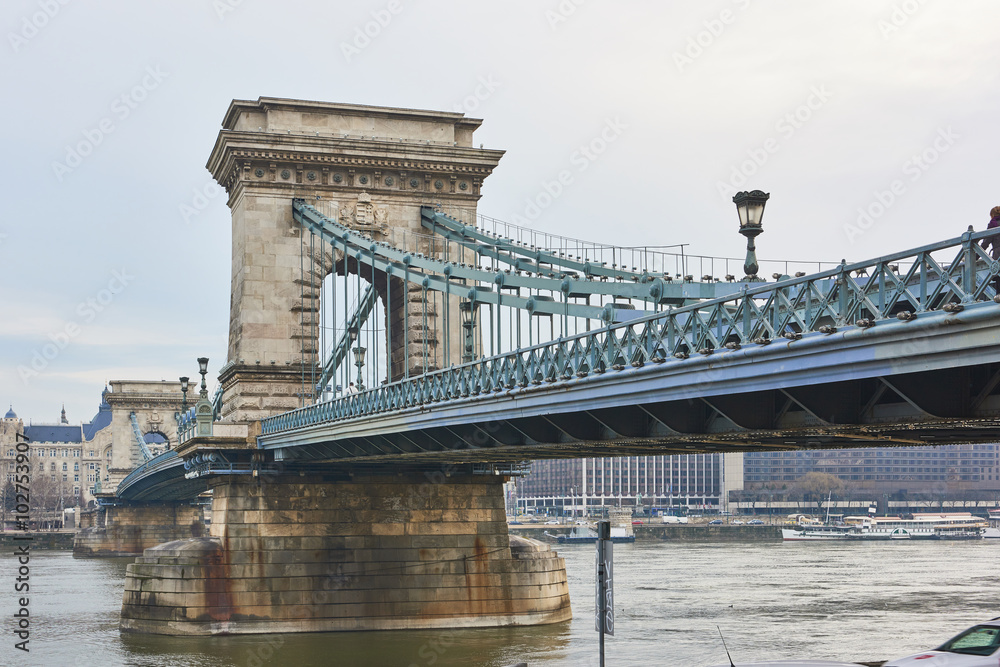 Obraz premium Szechenyi Chain Bridge
