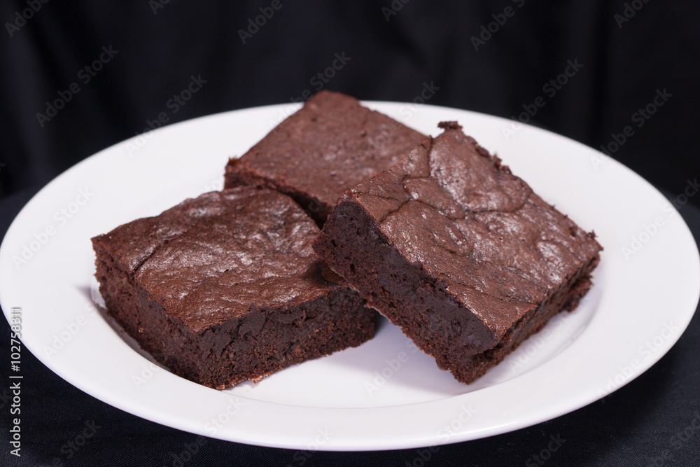 Plate of Brownies