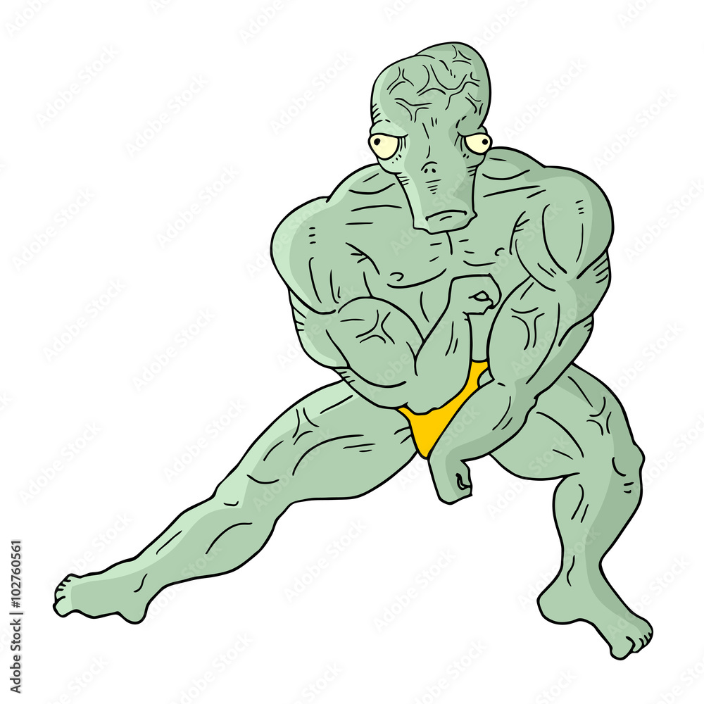Obraz premium strong alien