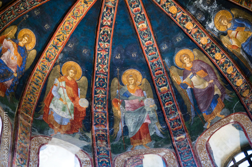 Ancient Church of the Holy Saviour in Chora in Istanbul,Turkey photo