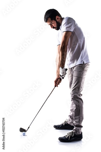 Golfer man