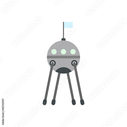 Sputnik flat icon