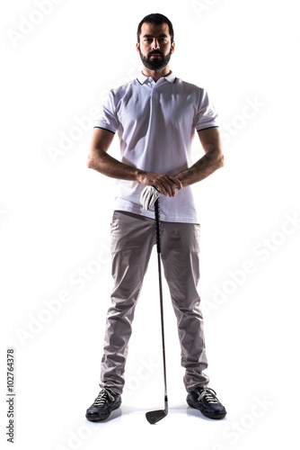 Golfer man