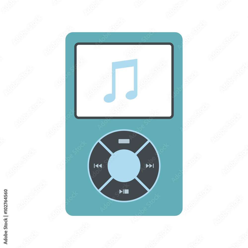 Media player flat icon Media player flat icon