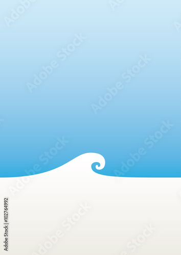 Blue wave background