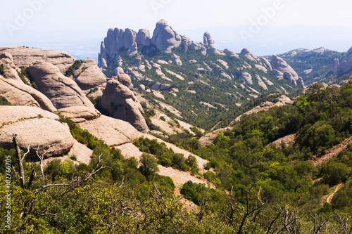  mountain landscape in Montserrat