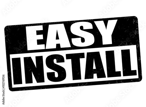 Easy install stamp