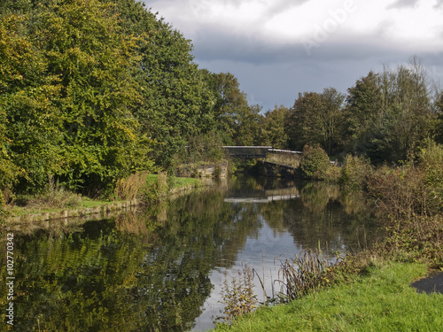 The Sankey canal,Warrington, built between 1755 and 1757. It was wider than later canals as it carried 'Mersey Flats' the River Mersey sailing barges. The canal forms part of the Sankey Country Park.