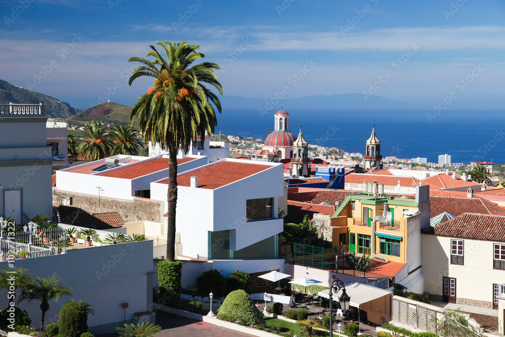 View on La Orotava, Tenerife, Spain