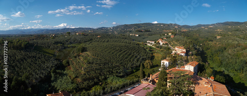 Panoramic Conti Guidi Castle View