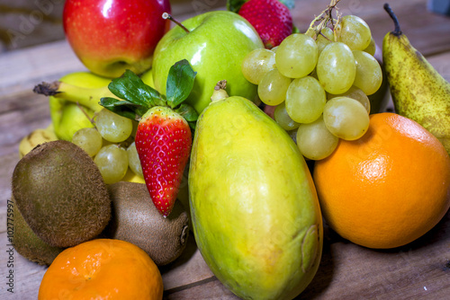 Mixed fresh fruits