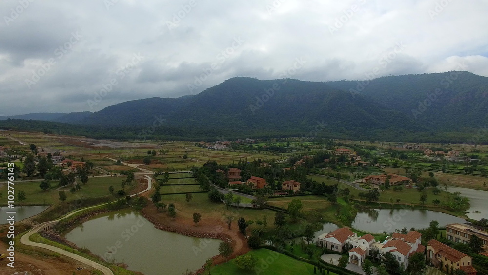 aerial view of good environmental home house ,habitat aerial view of good environmental home house ,habitat
