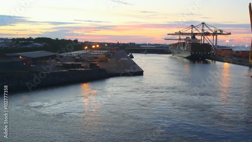 Decline in seaport. Le Port, Reunion