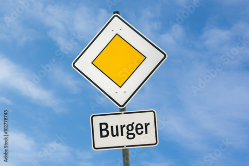 Schild 78 - Burger photo