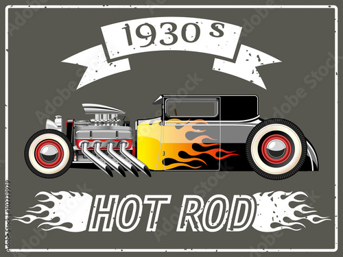 Hot rod car