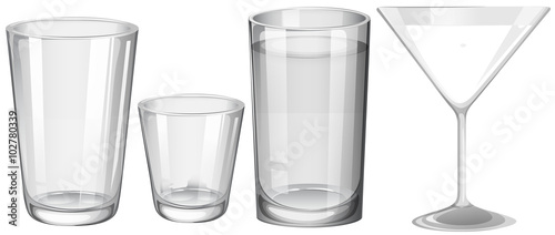 Four types of glasses
