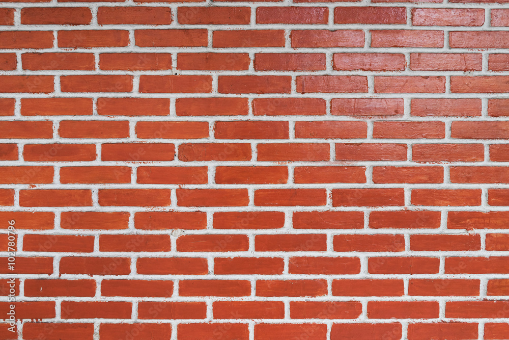 Modern red bricks wall pattern background Modern red bricks wall pattern background