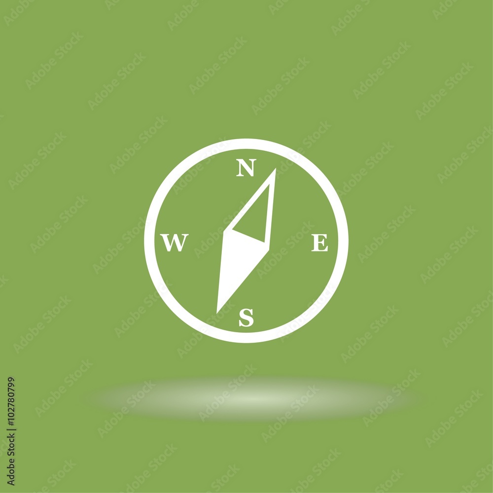 Pictograph of compass