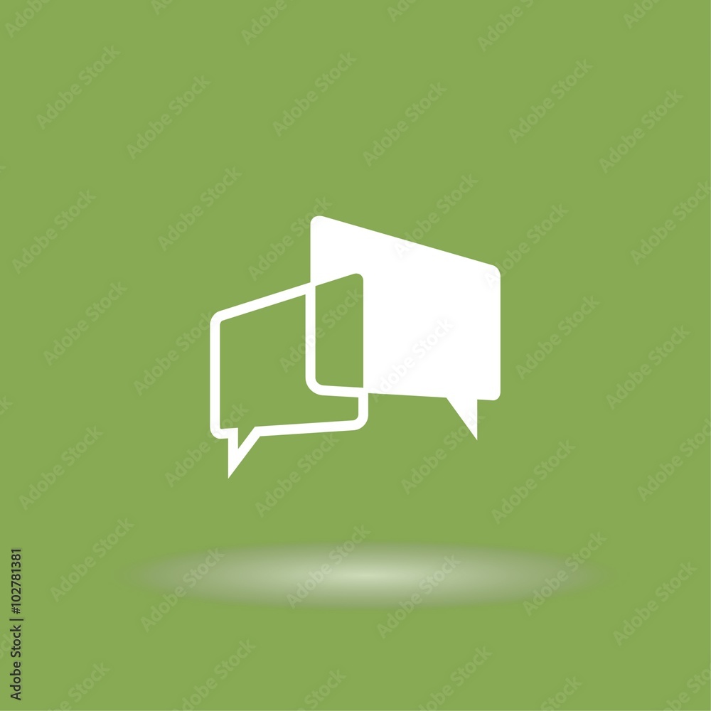 Fototapeta premium Pictograph of message or chat