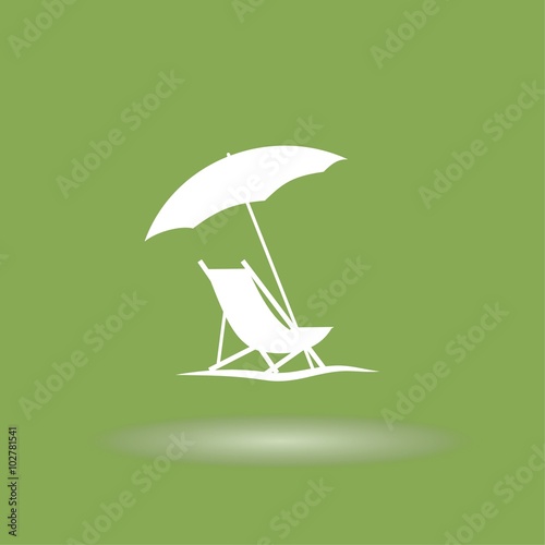 Pictograph of summer vacation