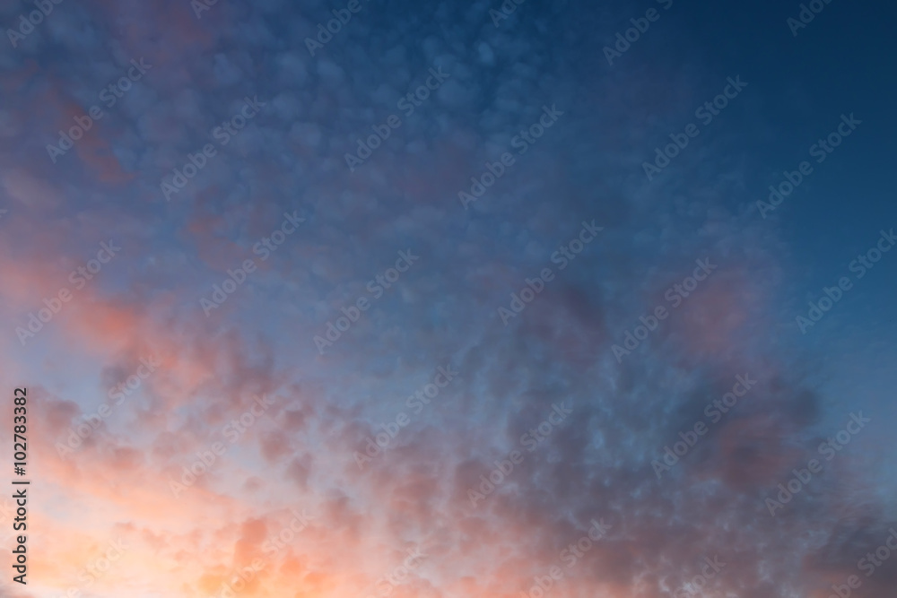 Colorful sky background
