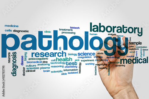 Pathology word cloud
