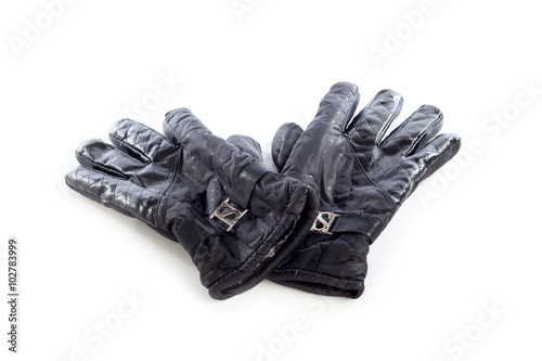 back leather driving gloves