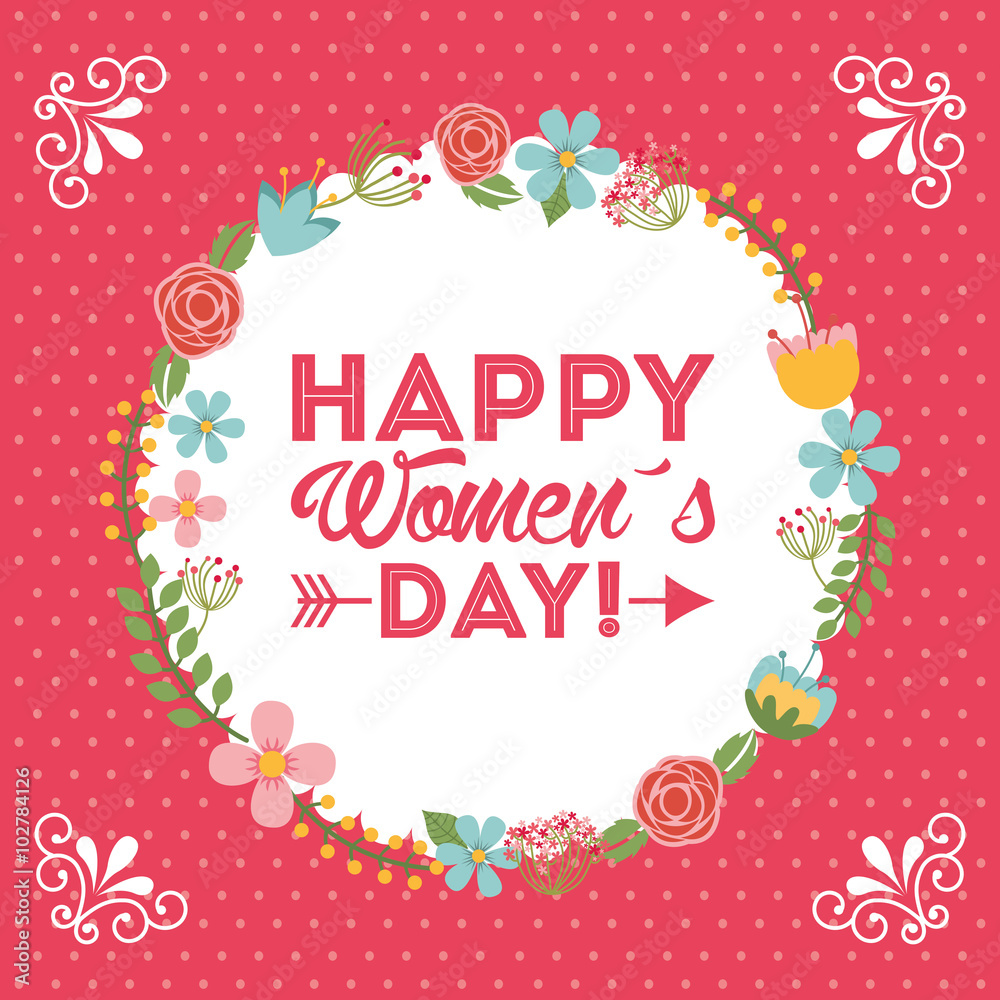 happy womens day design 