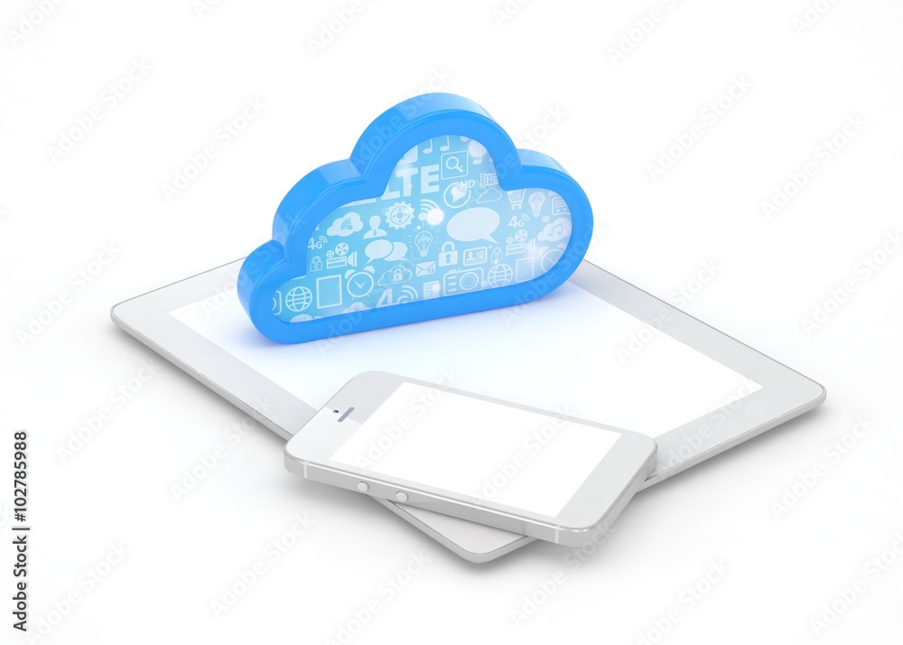 tablet pc, smart phone and cloud tablet pc, smart phone and cloud
