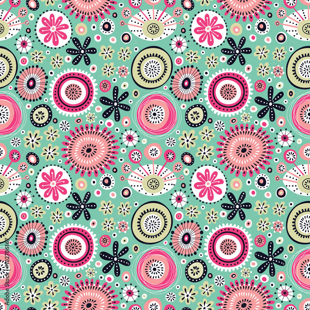Seamless floral pattern Seamless floral pattern