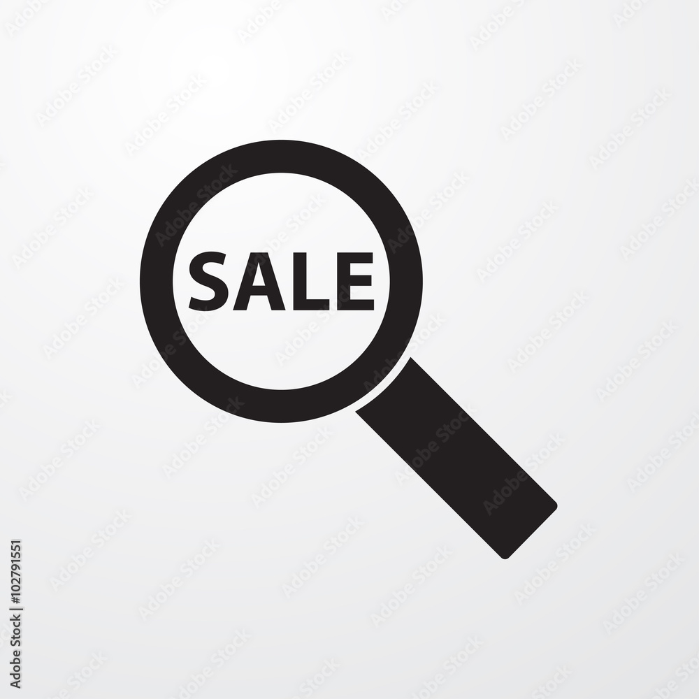 Sale search icon for web and mobile Sale search icon for web and mobile