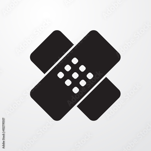 Plaster sign, bandage  icon for web and mobile.