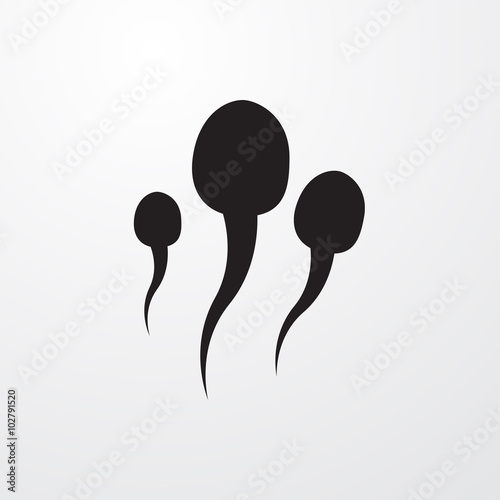 Sperm icon for web and mobile