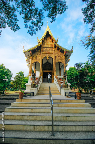 wad-jedyoud 18 December 2015:"Thailand temple art " Chiang Mai Thailand