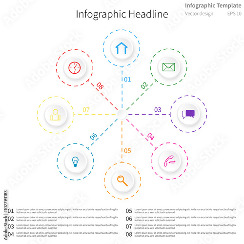 infographic template design