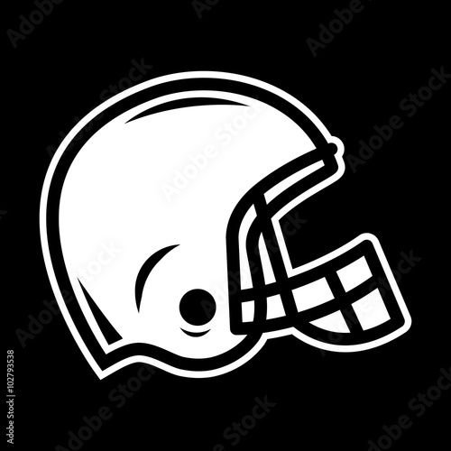Football Helmet Vector Icon