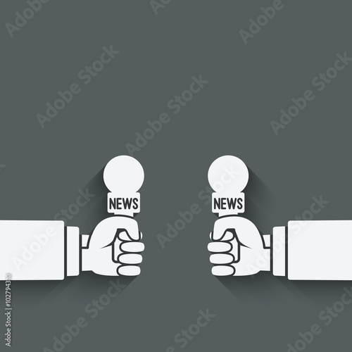 hands with microphones