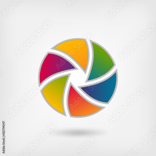 Free Download lens multicolor icon - GFXLoad