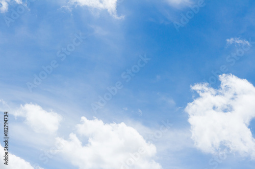 light blue sky with cloud