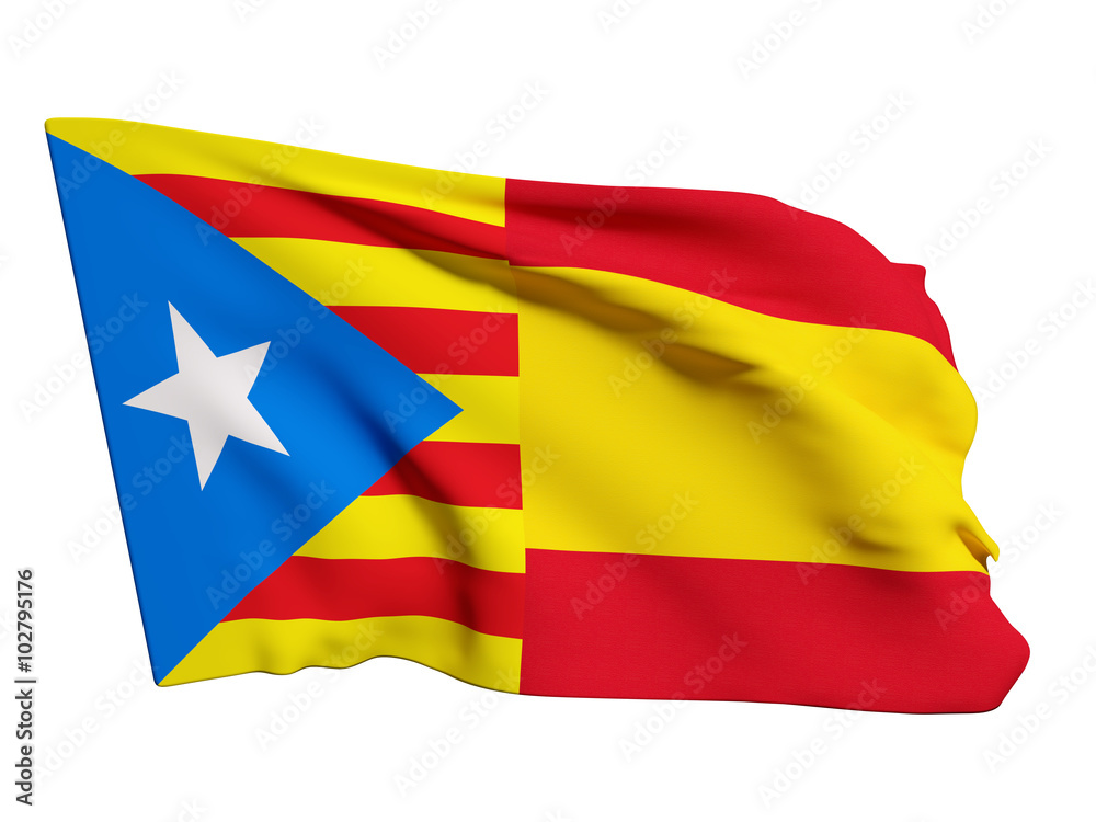 catalonia and spain flag