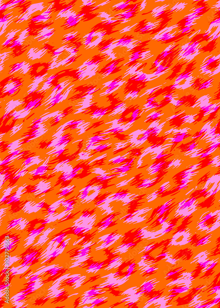 Spots Tiger Vector seamless vector animal patterns. leopard, tiger spots on a colorful ...