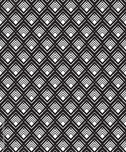 optical art pattern seamless background black and white