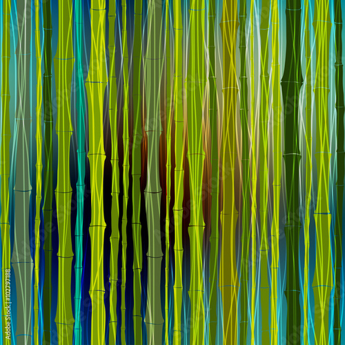 bamboo pattern on blurred background