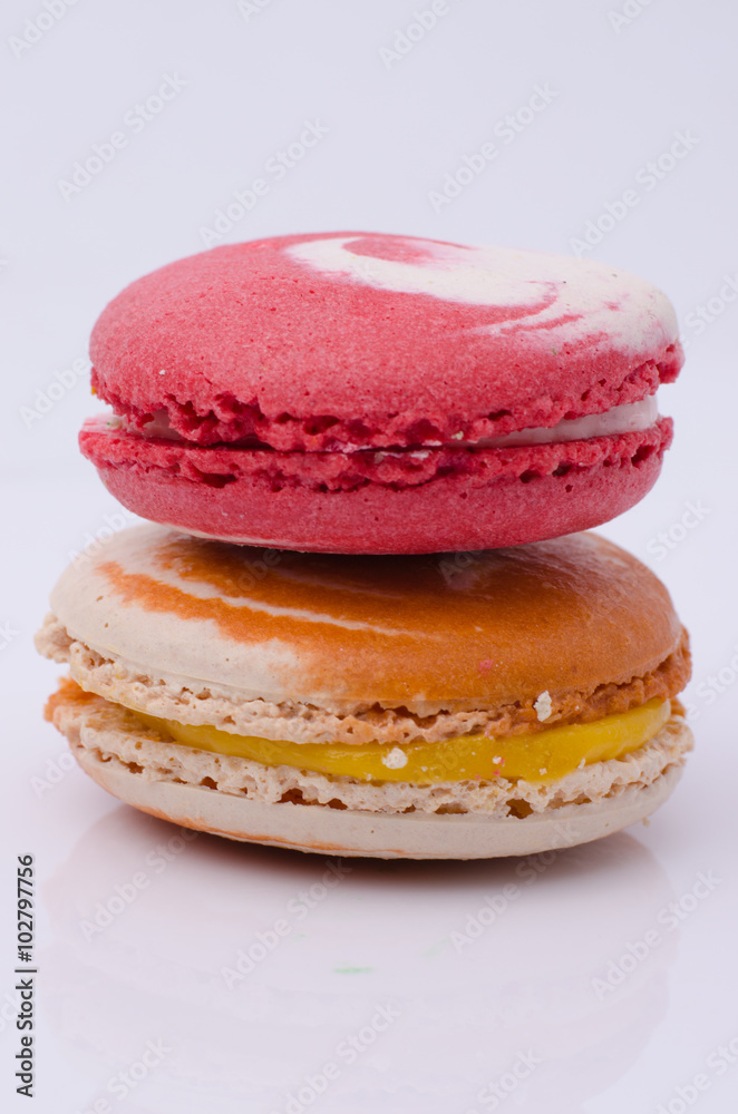 french sweet delicacy, macaroons variety closeup french sweet delicacy, macaroons variety closeup