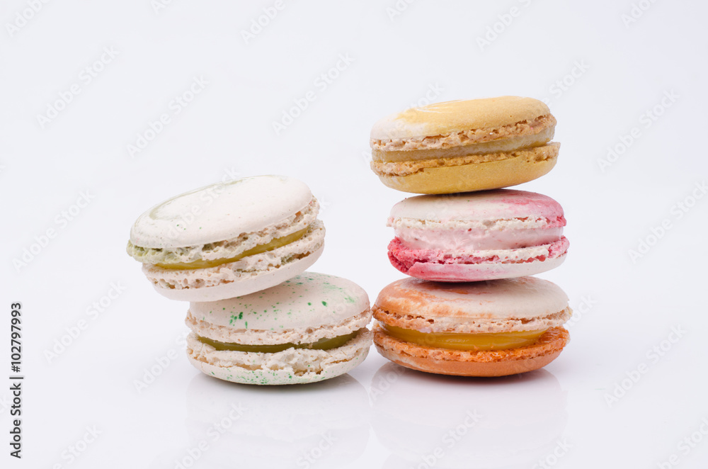 french sweet delicacy, macaroons variety closeup french sweet delicacy, macaroons variety closeup