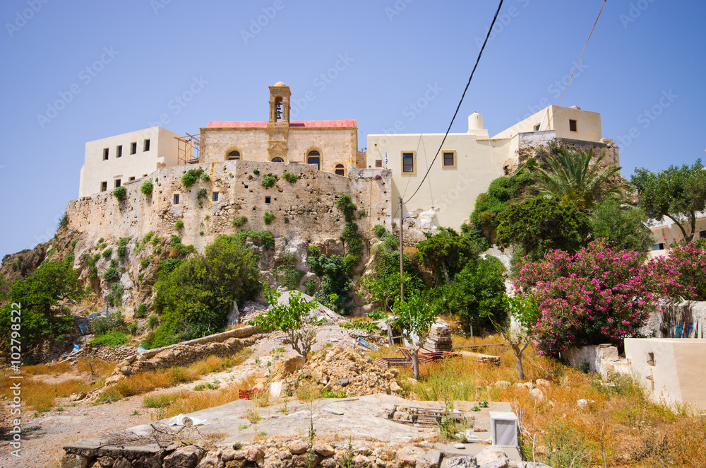 Chrisoskalitissa Monastery on Crete island, Greece